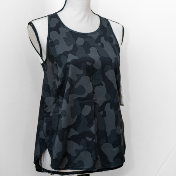 NWT Nordstrom Zella XXS Women’s Lightweight Camo Tank Top – Black Camo - Picture 2 of 13
